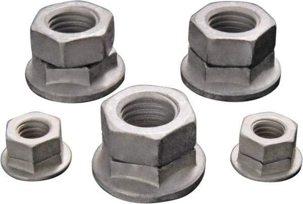 DISC-LOCK - 1/2-20 UNF Grade 8 Steel Free Spinning Hex Lock Nut - Magni 565 Finish - Exact Industrial Supply