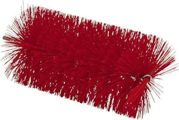 Vikan - 3-1/2" Diam Polyester Tube Brush - 7-1/2" OAL, 7" Head Length, Stainless Steel Handle - Exact Industrial Supply