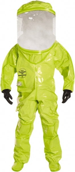 Dupont - Size L Yellow Chemical & Disposable Encapsulated Suit - Exact Industrial Supply