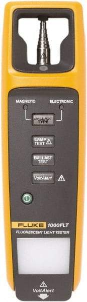 Fluke - Electronic and Magnetic Ballast, Fluorescent Fixture Tester - 3,000 Volt Max Output, AA Power Supply - Exact Industrial Supply