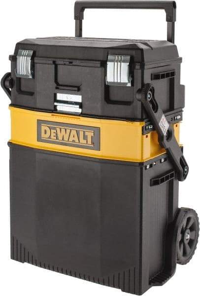 DeWALT - 29" Wide x 27" High x 21" Deep, Tool Cart - 90 Lb Capacity, Black - Exact Industrial Supply