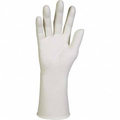 Disposable Gloves: Size X-Large, 6.3 mil, Nitrile White, 12″ Length, Static Dissipative