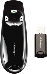 Kensington - Black Wireless Presenter - Use with Windows Vista, 7, Windows 8 - Exact Industrial Supply