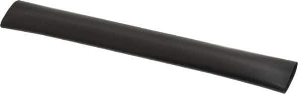 Made in USA - 6" Long, 2:1, PVC Heat Shrink Electrical Tubing - Black - Exact Industrial Supply