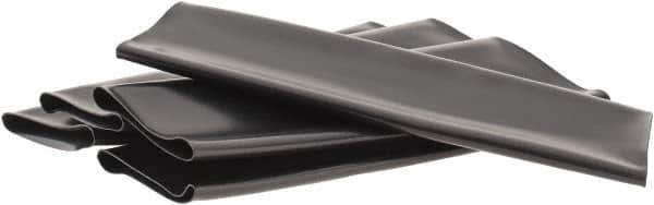 Made in USA - 6" Long, 2:1, PVC Heat Shrink Electrical Tubing - Black - Exact Industrial Supply