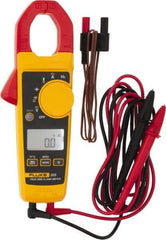 Fluke - 325, CAT IV, CAT III, Digital True RMS Clamp Meter with 1.18" Clamp On Jaws - 600 VAC/VDC, 400 AC/DC Amps, Measures Voltage, Capacitance, Continuity, Frequency, Resistance, Temperature - Exact Industrial Supply