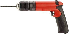 Sioux Tools - 3/8" Reversible Keyless Chuck - Pistol Grip Handle, 2,000 RPM, 30 CFM, 1 hp, 90 psi - Exact Industrial Supply