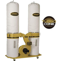 Jet - 230 Volt Dust Collector - 230 CFM Air Flow, 11.31" Static Pressure Water Level - Exact Industrial Supply