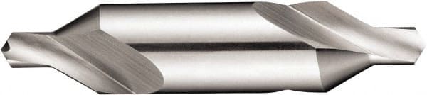 Combo Drill & Countersink: BS7, High Speed Steel Bright (Polished) Finish, 5/16″ Point Dia, Series A225