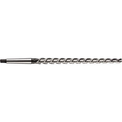 DORMER - 25mm Pin, 1.2096" Diam, 0.9732" Small End, Morse Taper Shank, 300mm Flute, Taper Pin Reamer - Exact Industrial Supply