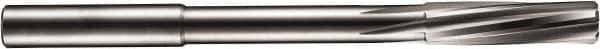 DORMER - 3mm Solid Carbide 6 Flute Chucking Reamer - Spiral Flute, 4mm Straight Shank, 17mm Flute Length, 62.5mm OAL - Exact Industrial Supply