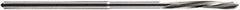 DORMER - 4mm Solid Carbide 6 Flute Chucking Reamer - Spiral Flute, 4mm Straight Shank, 19mm Flute Length, 75mm OAL - Exact Industrial Supply