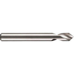 DORMER - 12mm Body Diam, 90°, 102mm OAL, Solid Carbide Spotting Drill - Exact Industrial Supply