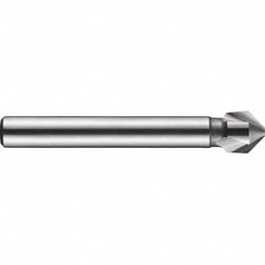 DORMER - 10mm Shank Diam, 3 Flute 90° High Speed Steel Countersink - Exact Industrial Supply