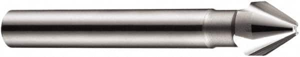 DORMER - 10mm Shank Diam, 3 Flute 60° High Speed Steel Countersink - Exact Industrial Supply