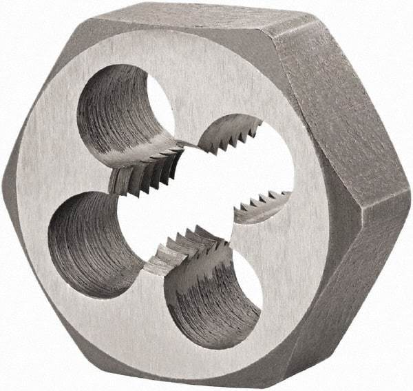 DORMER - M24x3.00 Metric Coarse Thread, Right Hand Thread, Hex Rethreading Die - High Speed Steel, Series F202 - Exact Industrial Supply