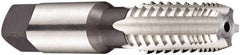 DORMER - 1 - 11-1/2 NPT, 5 Flutes, Bright Finish, High Speed Steel, Interrupted Thread Pipe Tap - Exact Industrial Supply