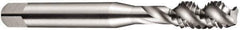 DORMER - BA6x0.53 BA 3 Flute Bottoming Spiral Flute Tap - High Speed Steel, Oxide Finish, 44.5mm OAL, Right Hand Flute, Right Hand Thread, Series E544 - Exact Industrial Supply