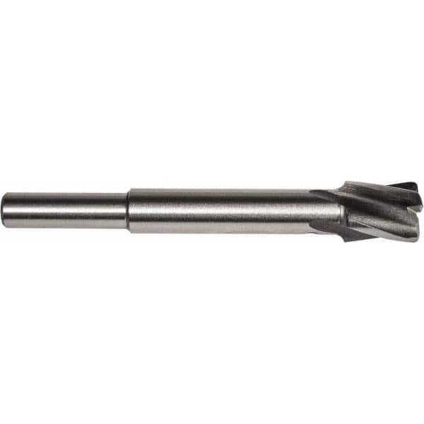 Union Butterfield - 1/4" Shank, Diam, 4 Flutes, Straight Shank, Interchangeable Pilot Counterbore - Exact Industrial Supply