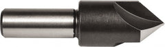 Union Butterfield - 3/4" Head Diam, 1/2" Shank Diam, 3 Flute 60° High Speed Steel Countersink - Exact Industrial Supply