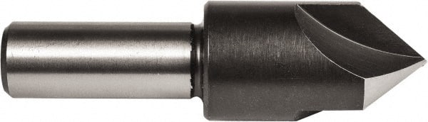 Union Butterfield - 5/8" Head Diam, 3/8" Shank Diam, 3 Flute 60° High Speed Steel Countersink - Exact Industrial Supply