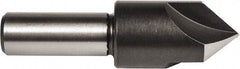 Union Butterfield - 5/8" Head Diam, 3/8" Shank Diam, 3 Flute 100° High Speed Steel Countersink - Bright Finish, 2-1/4" OAL, Single End, Straight Shank, Right Hand Cut - Exact Industrial Supply