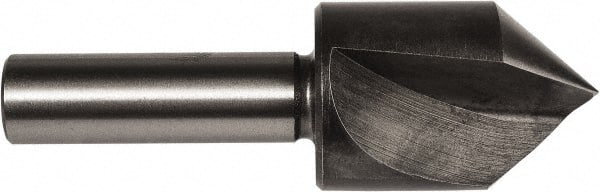 Union Butterfield - 1" Head Diam, 1/2" Shank Diam, 1 Flute 60° High Speed Steel Countersink - Exact Industrial Supply