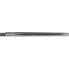 Union Butterfield - #8 Pin, 0.505" Diam, 0.3971" Small End, 7/16" Diam Straight Shank, 5-3/16" Flute, Taper Pin Reamer - Exact Industrial Supply