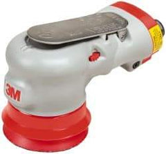 3M - 12,000 OPM, 17 CFM Air Consumption, 90 psi Air Pressure, Palm Air Orbital Sander - Round Pad, - Exact Industrial Supply