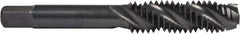 Union Butterfield - 1/4-28 UNF 3 Flute 2B/3B Plug Spiral Flute Tap - High Speed Steel, Oxide Finish, 2-1/2" OAL, Right Hand Flute, Right Hand Thread, H3, Series 1591 - Exact Industrial Supply