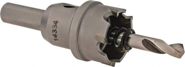 Hougen - 1-1/16" Diam, 1/8" Cutting Depth, Hole Saw - Carbide-Tipped Saw, Toothed Edge - Exact Industrial Supply