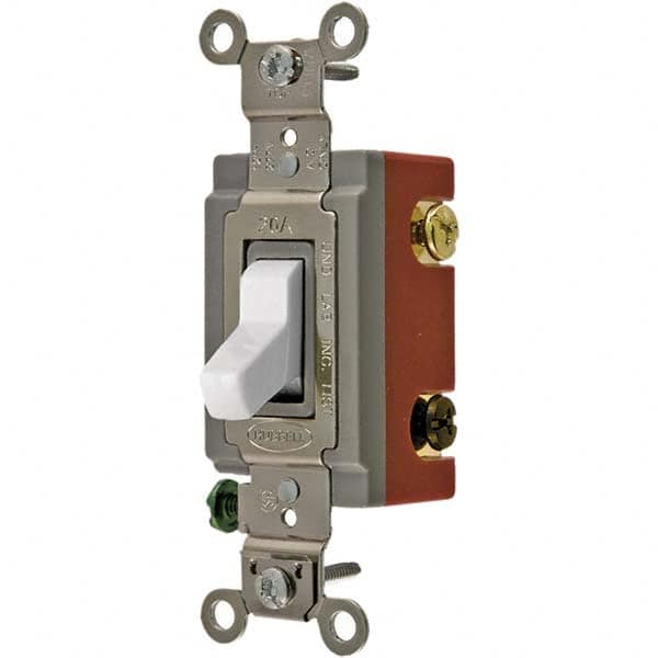 Hubbell Wiring Device-Kellems - Toggle Switches Switch Type: Extra Heavy Duty Switch Sequence: Off-On - Exact Industrial Supply