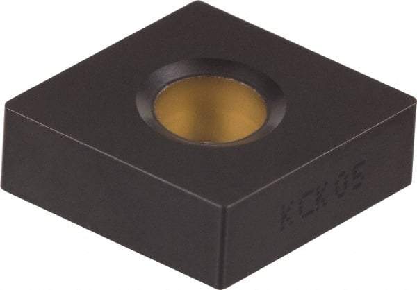 Kennametal - CNMA643 Grade KCK20 Carbide Turning Insert - TiCN/Al2O3 Finish, 80° Diamond, 3/4" Inscr Circle, 1/4" Thick, 3/64" Corner Radius - Exact Industrial Supply