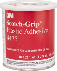 3M - 32 Fluid Ounce Container, Clear, Can Synthetic Resin Construction Adhesive - Series 4475 - Exact Industrial Supply