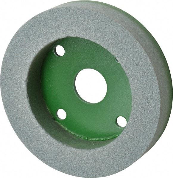 Camel Grinding Wheels - 6" Diam, 1" Hole Size, 1" Overall Thickness, 100 Grit, Type 50 Tool & Cutter Grinding Wheel - Fine Grade, Silicon Carbide, I Hardness, Vitrified Bond, 3,450 RPM - Exact Industrial Supply