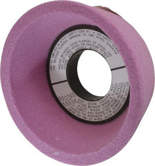Grier Abrasives - 4" Diam, 1-1/4" Hole, 1-1/2" Thick, 80 Grit Type 11 Tool & Cutter Grinding Wheel - Exact Industrial Supply