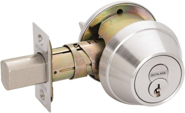 Schlage - 6, 7 Pin Best I/C Core Single Cylinder Deadbolt - Exact Industrial Supply