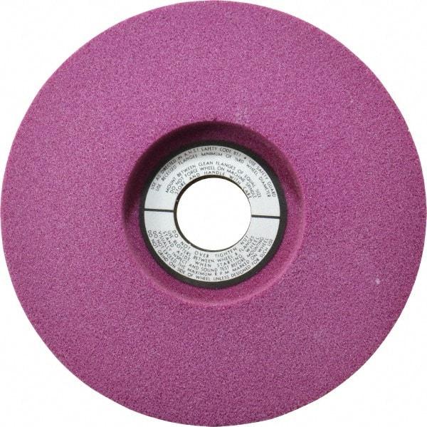 Grier Abrasives - 7" Diam x 1-1/4" Hole x 1" Thick, J Hardness, 60 Grit Surface Grinding Wheel - Aluminum Oxide, Type 5, Medium Grade, 3,600 Max RPM, Vitrified Bond, One-Side Recess - Exact Industrial Supply