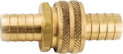 ANDERSON METALS - 3/4 GHT Garden Hose Barb Set - Lead Free Brass, Standard Shank Male/Female Set Connector - Exact Industrial Supply