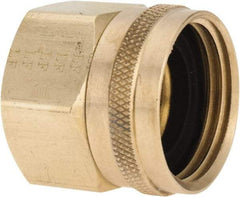 ANDERSON METALS - 3/4 FGHT & 3/4 FPT Garden Hose Female x FIP Swivel - Lead Free Brass, Female Hose to Female Pipe Swivel Connector - Exact Industrial Supply