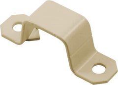 Hubbell Wiring Device-Kellems - 1/2 Inch Wide x 0.58 Inch High, Raceway Strap - Ivory, For Use with HBL500 Series Raceways and HBL750 Series Raceways - Exact Industrial Supply
