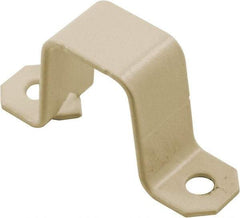 Hubbell Wiring Device-Kellems - 1/2 Inch Wide x 0.9 Inch High, Raceway Strap - Ivory, For Use with HBL500 Series Raceways and HBL750 Series Raceways - Exact Industrial Supply