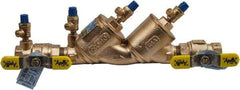 Conbraco - 1 Thread, 175 psi WOG Rating, Bronze Double Check Backflow Preventer Valve - Lead-Free, Use with Potable Water Applications - Exact Industrial Supply