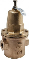Conbraco - 400 Max psi Direct Pressure Reducing Valve - 1-1/2" Female NPT Connection, 13.19" High x 6-3/4" Wide, 25 to 75 psi Reduced Pressure Range - Exact Industrial Supply