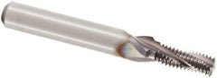 Seco - 3/8-19 BSP, 0.547" Cutting Diam, 3 Flute, Solid Carbide Helical Flute Thread Mill - Internal Thread, 1.394" LOC, 4.016" OAL, 18mm Shank Diam - Exact Industrial Supply