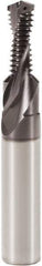 Seco - M10x1.50 Metric Coarse, 0.318" Cutting Diam, 2 Flute, Solid Carbide Helical Flute Thread Mill - Internal Thread, 3.11" OAL, 12mm Shank Diam - Exact Industrial Supply