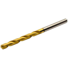 Seco - 0.2953" 140° Solid Carbide Jobber Drill - Multilayer TiAlN Finish, Right Hand Cut, Spiral Flute, Straight Shank, 3.583" OAL, Standard Point - Exact Industrial Supply