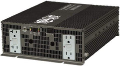 Tripp-Lite - 4 Connection, 12 VDC Input, 120 VAC Output, 6,000 Peak Wattage, Surface Mount Power Inverter - 10-1/2" Wide x 4" Deep x 4" High, 3,000 Watt Continuous Output Power, Fan Cooled - Exact Industrial Supply