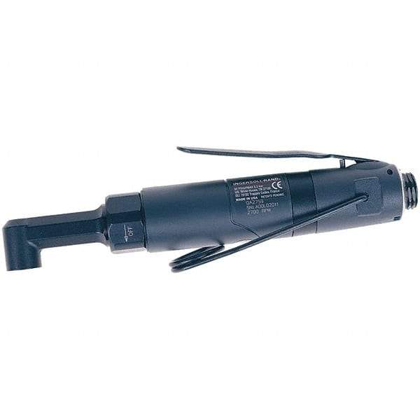 Ingersoll-Rand - 1/4" Keyed Chuck - Angled Handle, 2,700 RPM, 0.25 hp, 90 psi - Exact Industrial Supply