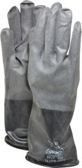 SHOWA - Size XL (10), 14" Long, 14 mil, Unsupported, Butyl Chemical Resistant Gloves - Exact Industrial Supply